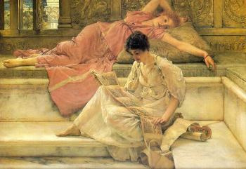 Sir Lawrence Alma-Tadema : The Favorite Poet